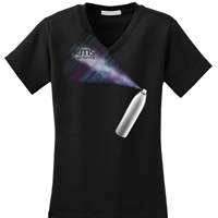 KMS Spray Bottle Ladies Vneck Tee